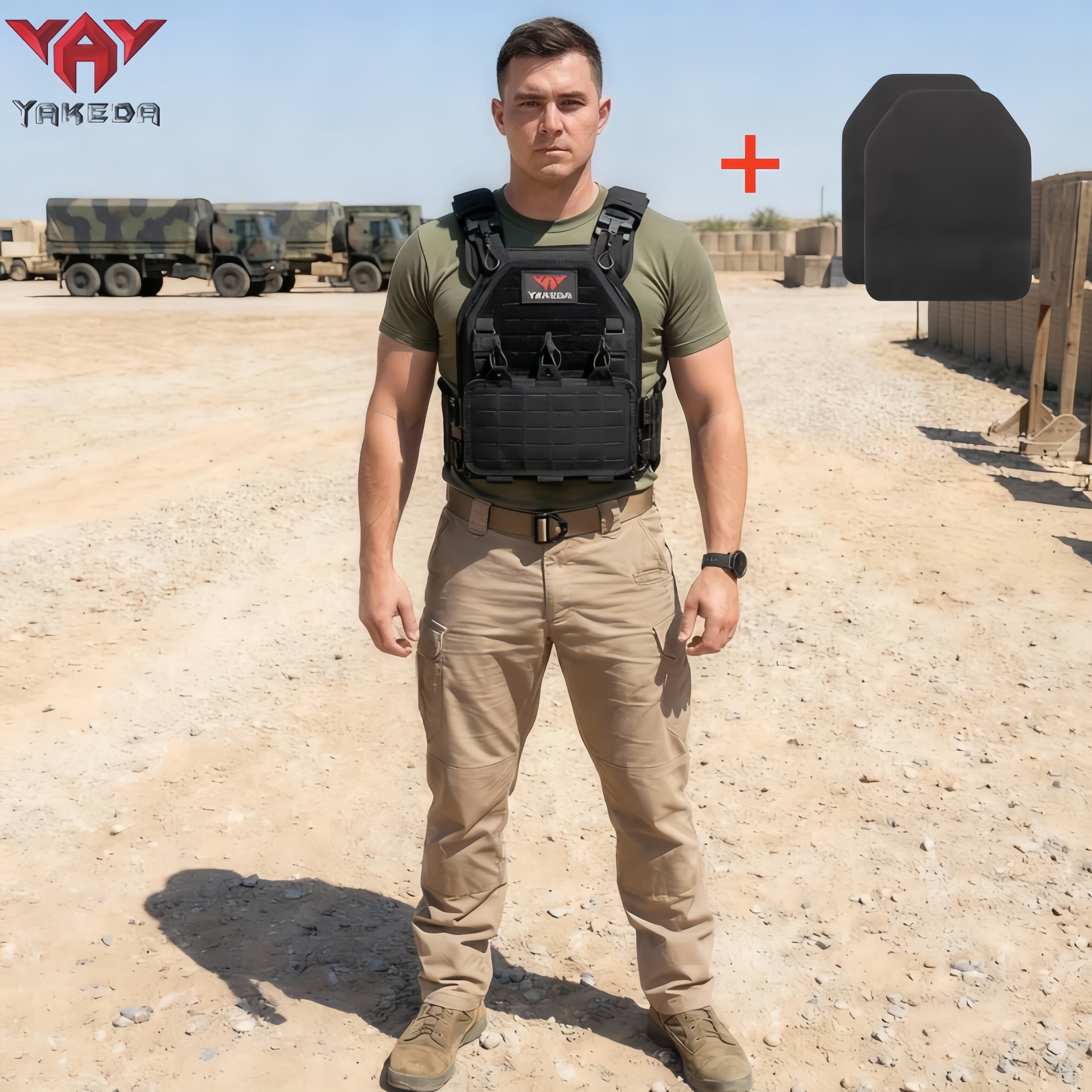 Outdoor Hunting Lights - YAKEDA Tactical Vest 6094 Fast detachable
