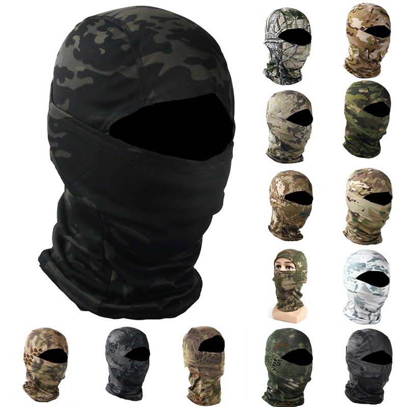 Hunting Outdoor Hats - Camouflage Balaclava 3D Face Mask Suit