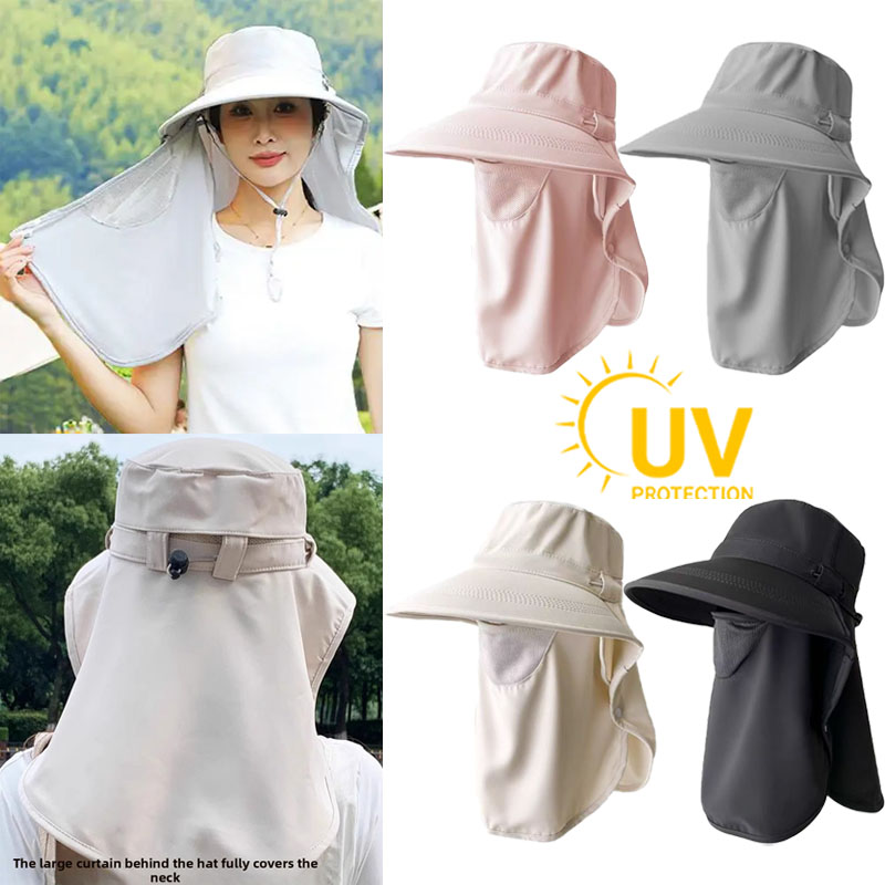 Hunting Outdoor Hats - Summer Sun Hats with Face Mask