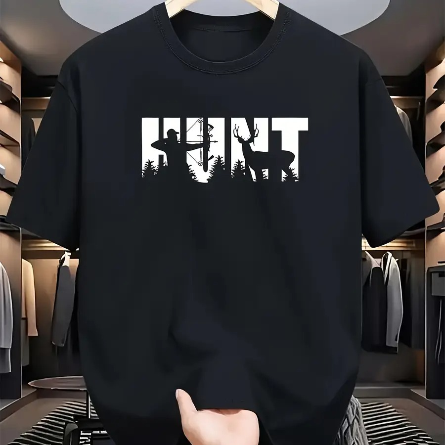 Hunting Outdoor Apparel - 's Hunting T-Shirt with HUNT Lettering