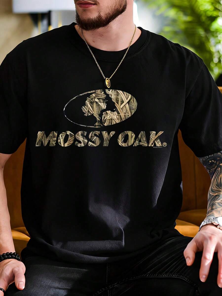 Mossy Oak Logo Camouflage Prin - Hunting Outdoor Apparel reseña y precio