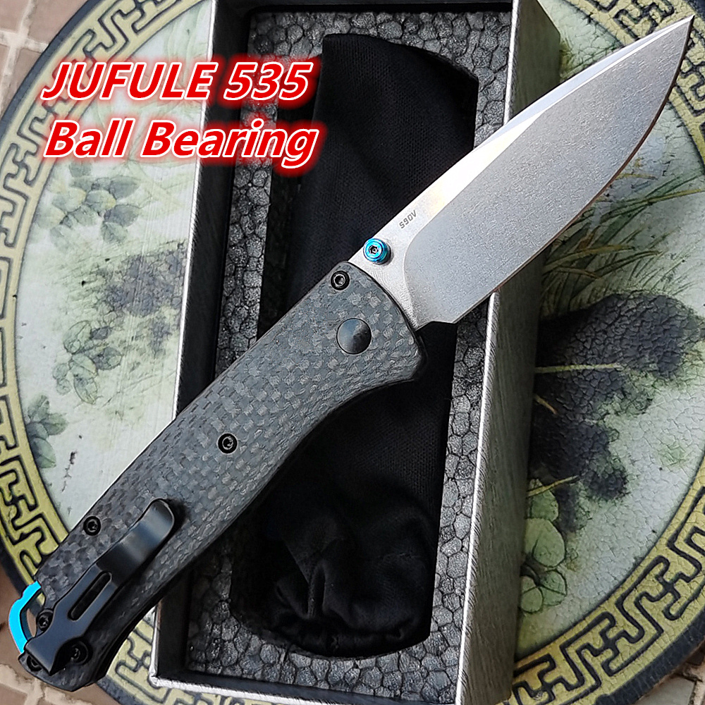 Best Hunting Outdoor Knife - JUFULE Best Foam Bugout 535 Ball