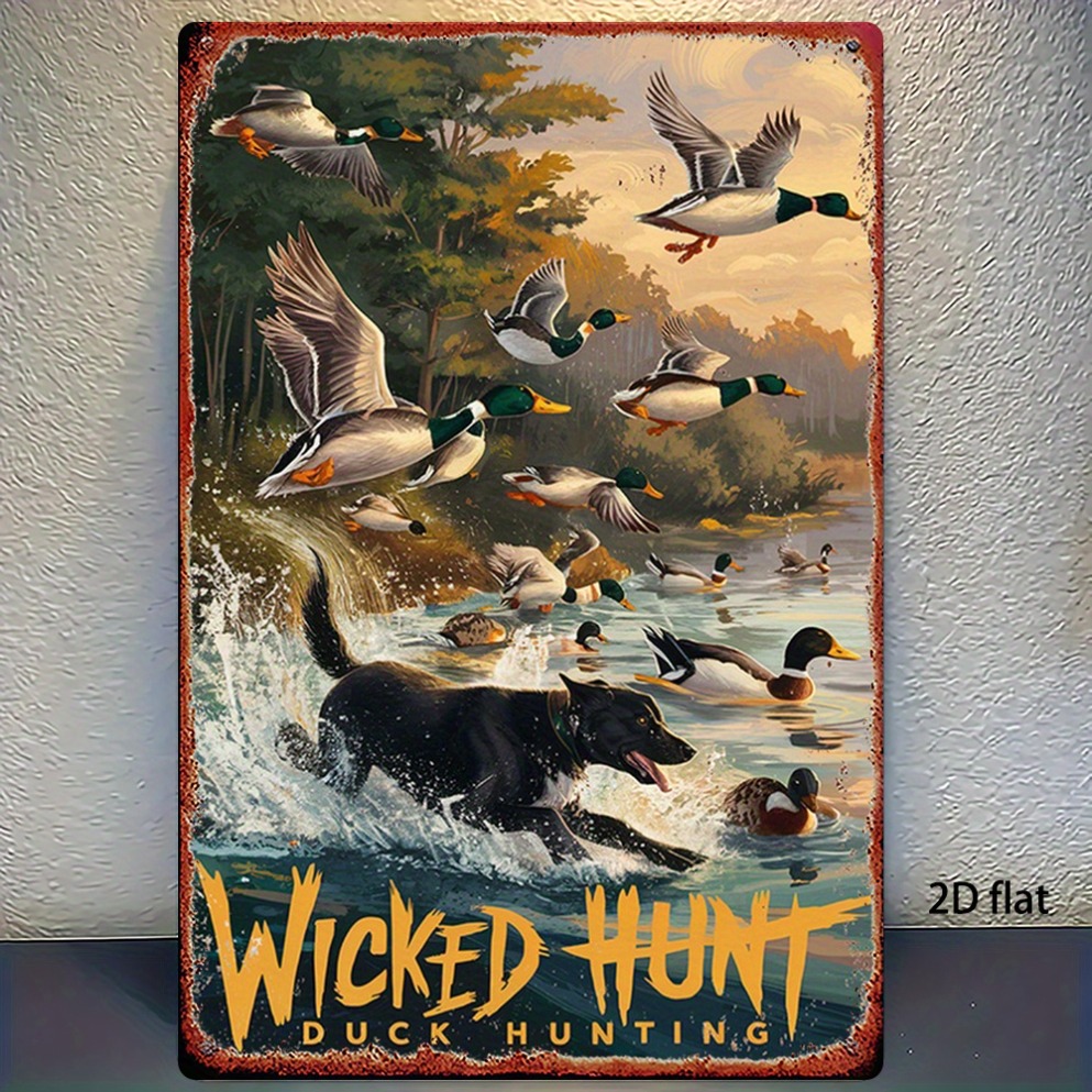 2D Flat Vintage Hunting Duck M - Wildman Hunting & Outdoor Vanderbijlpark reseña y precio