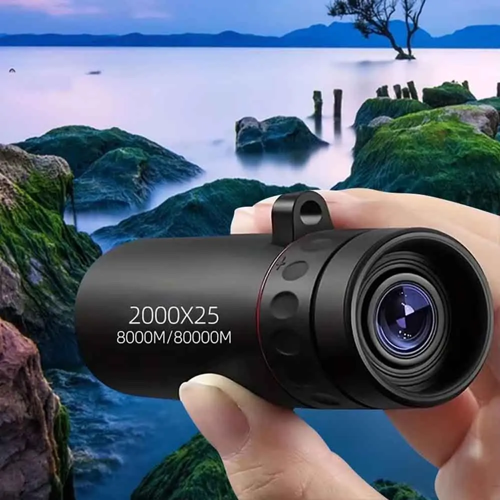 2000x25 High Monocular Telesco - Outdoor Hunting Products reseña y precio