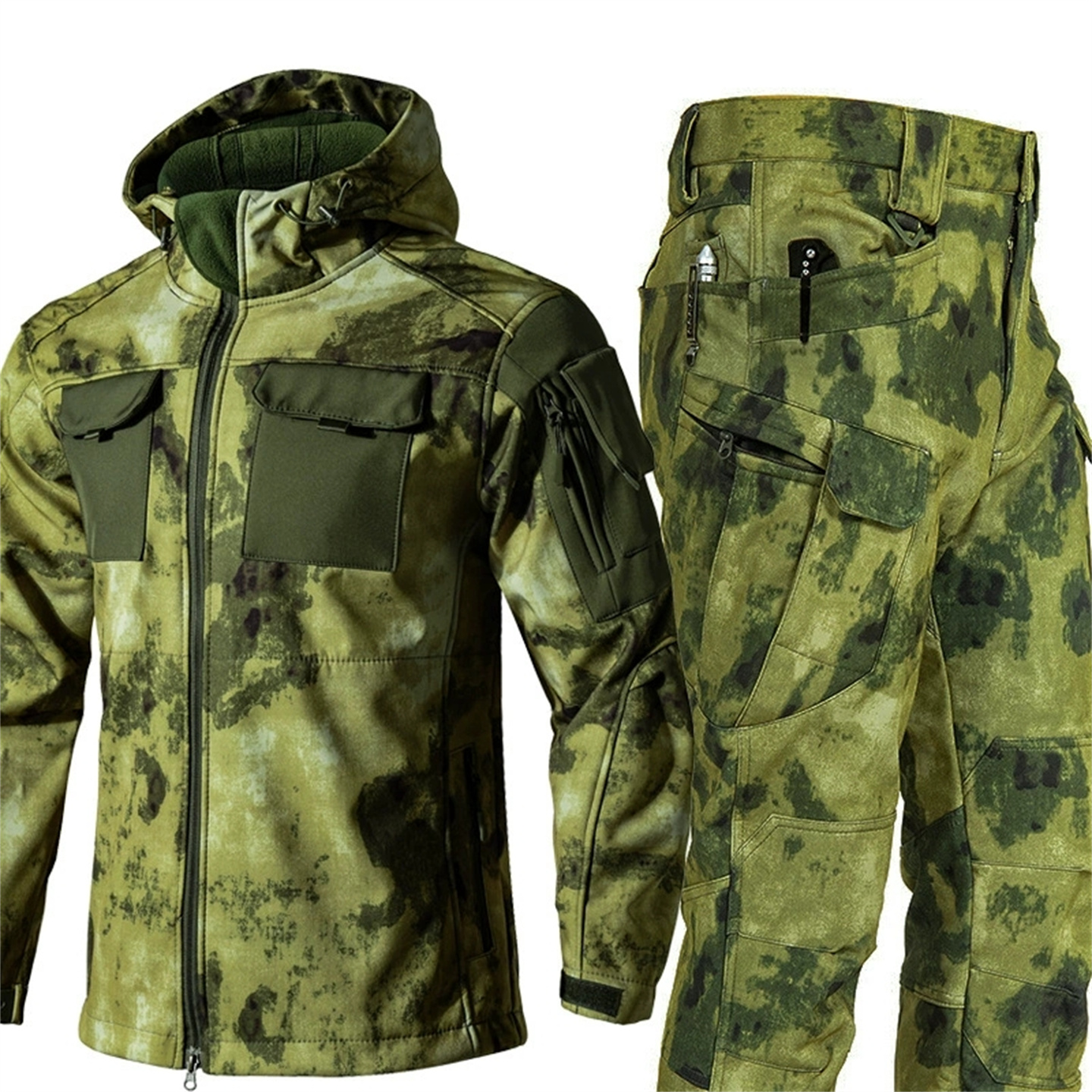 Winter Outdoor Thermal Soft Sh - Outdoor Hunting Coat reseña y precio