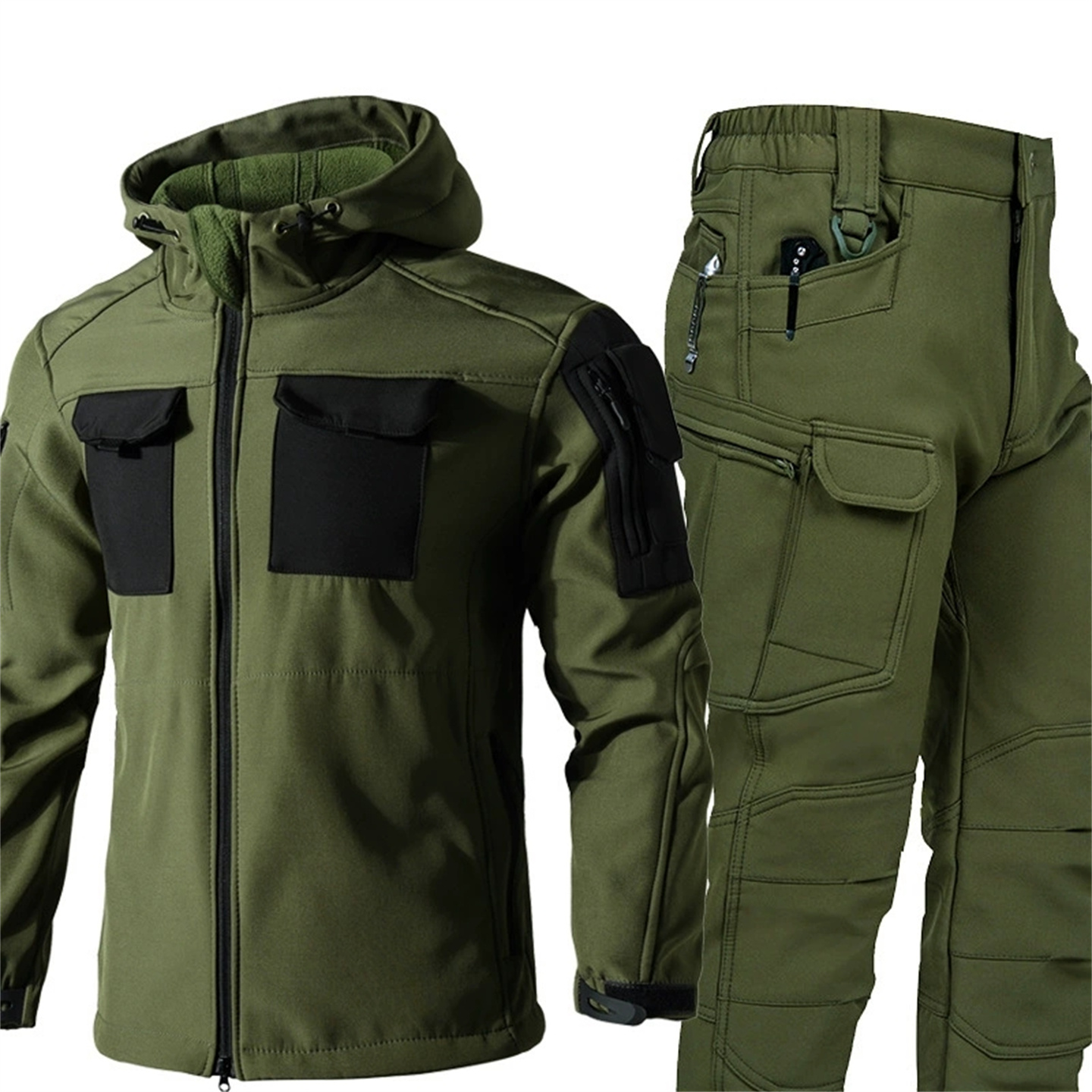 Winter Outdoor Thermal Soft Sh - Outdoor Hunting Coat reseña y precio