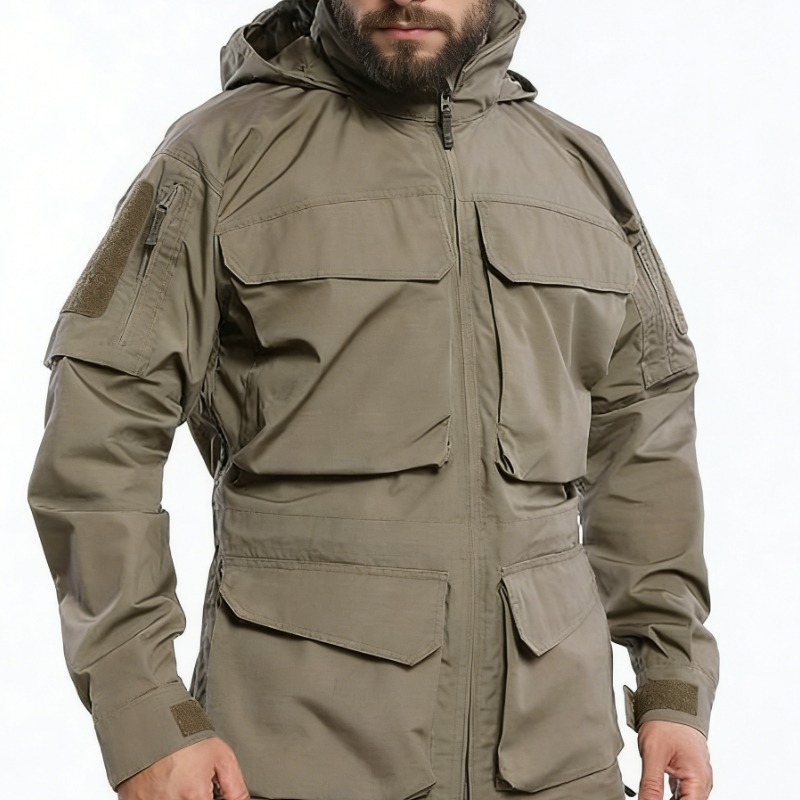 Men's Tactical Jacket Loose Ca - Outdoor Hunting Coat reseña y precio