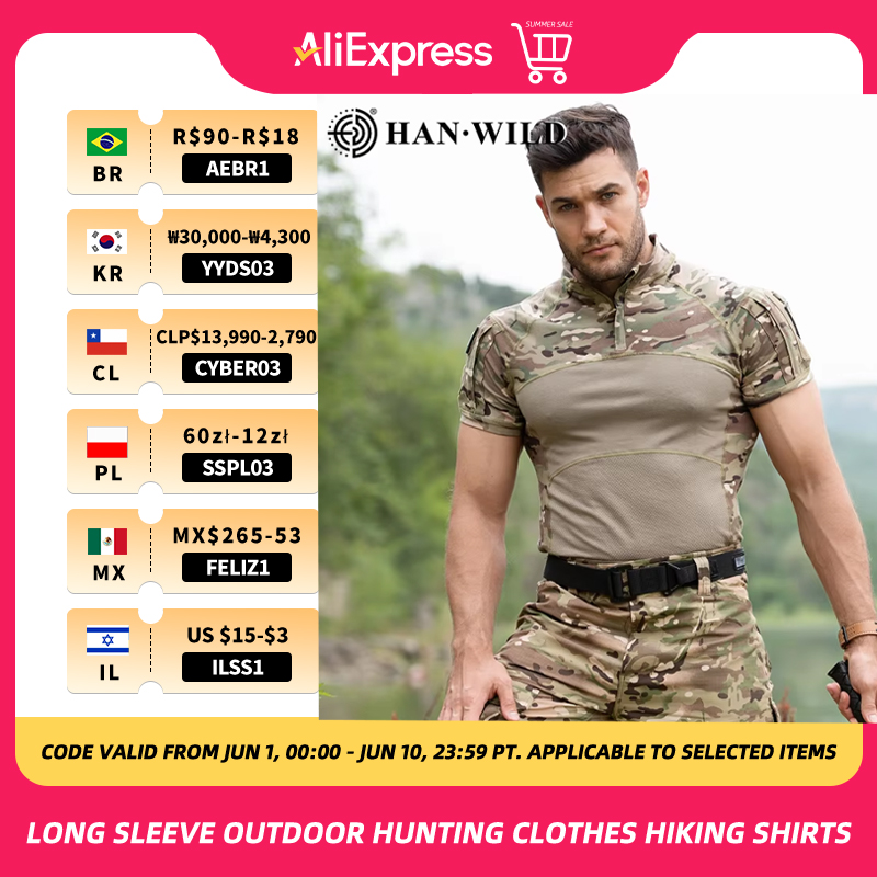 Tactical T Shirt Shirts Men Ai - Wildman Hunting & Outdoor Vanderbijlpark reseña y precio
