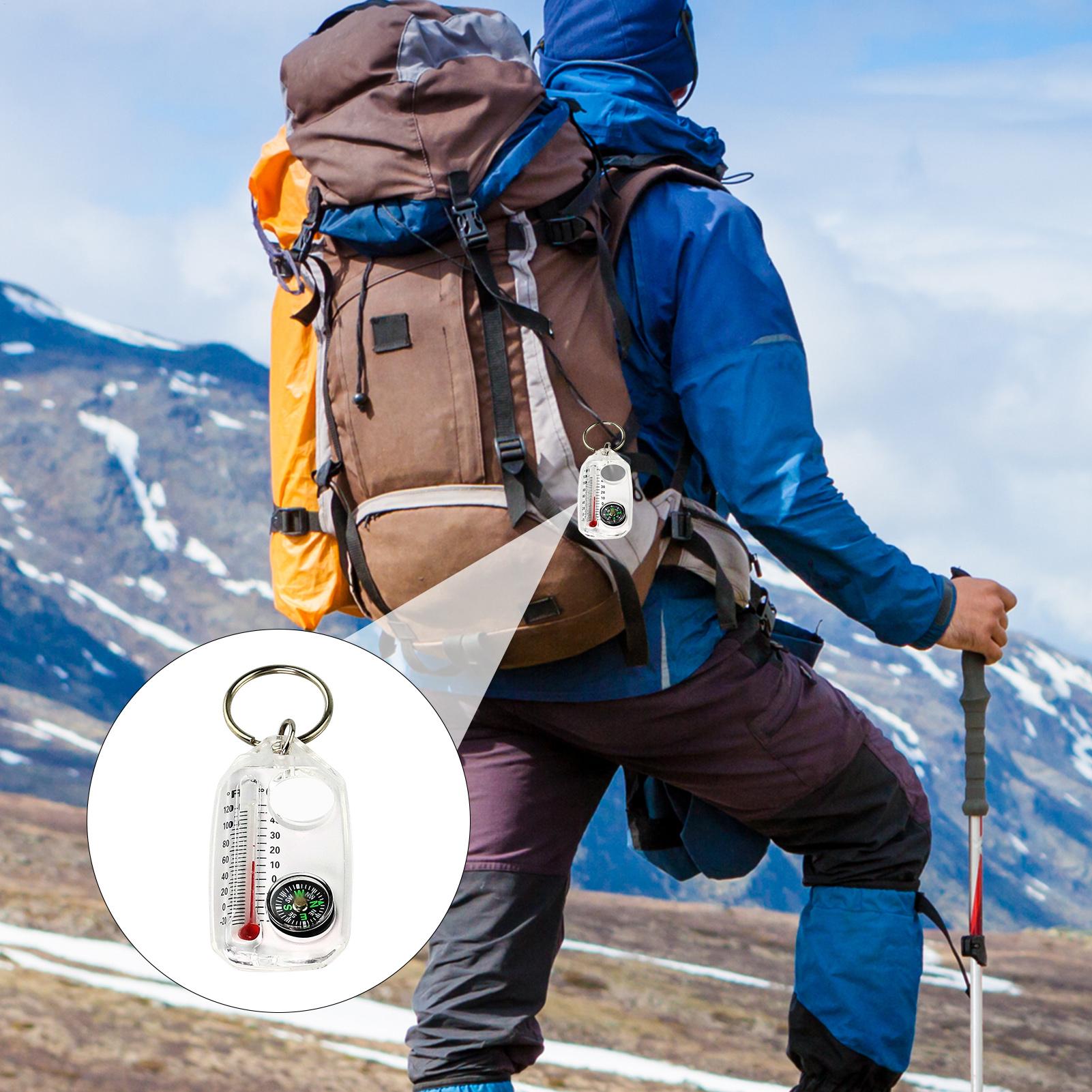 Portable Outdoor Keychain Comp - Hunting Outdoor Thermometer reseña y precio