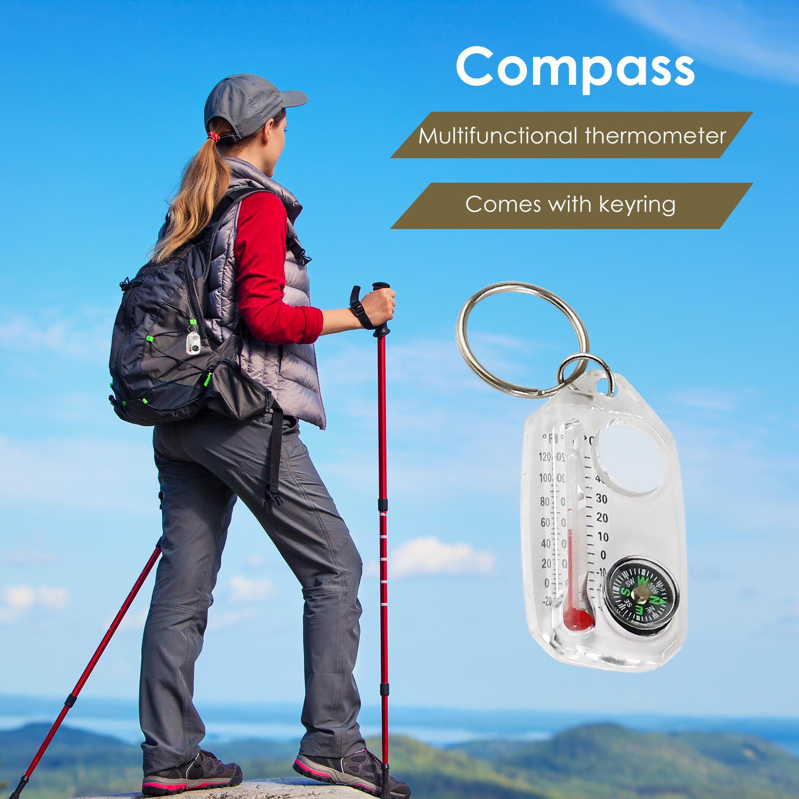Portable Outdoor Keychain Comp - Hunting Outdoor Thermometer reseña y precio