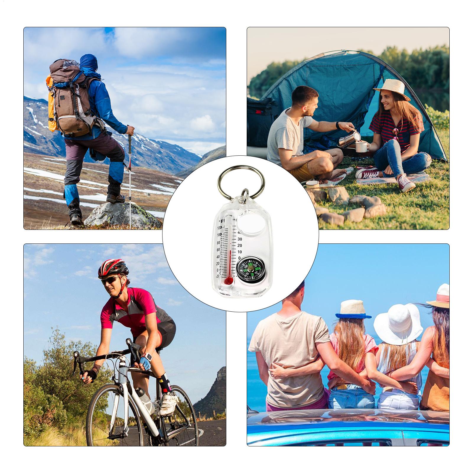 Portable Outdoor Keychain Comp - Hunting Outdoor Thermometer reseña y precio