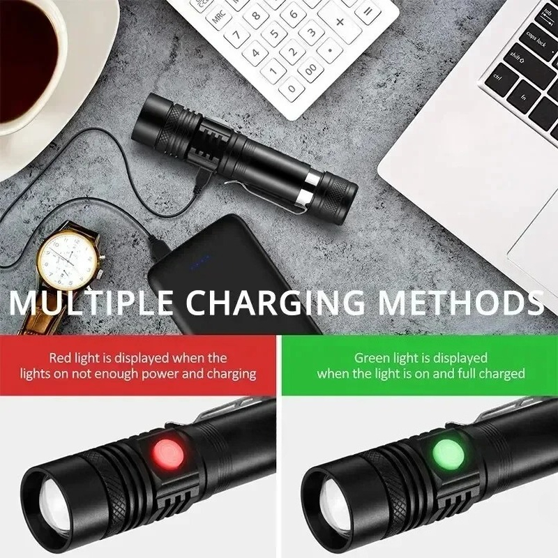 Rechargeable T6 Handheld Flash - Outdoor Hunting Lights reseña y precio