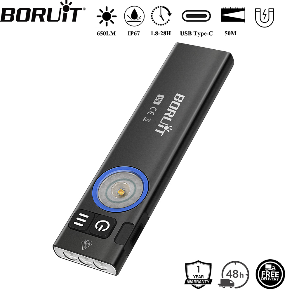 BORUiT U8 650LM EDC LED Flashl - Outdoor Hunting Lights reseña y precio