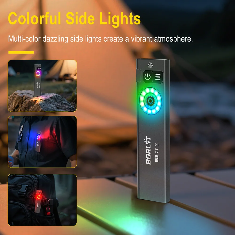 BORUiT U8 650LM EDC LED Flashl - Outdoor Hunting Lights reseña y precio