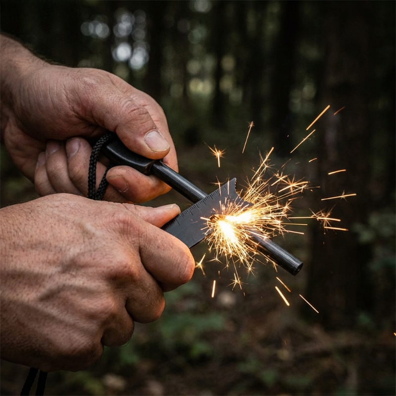 Multi-Function Wooden Handle M - Fire Starter Waterproof reseña y precio