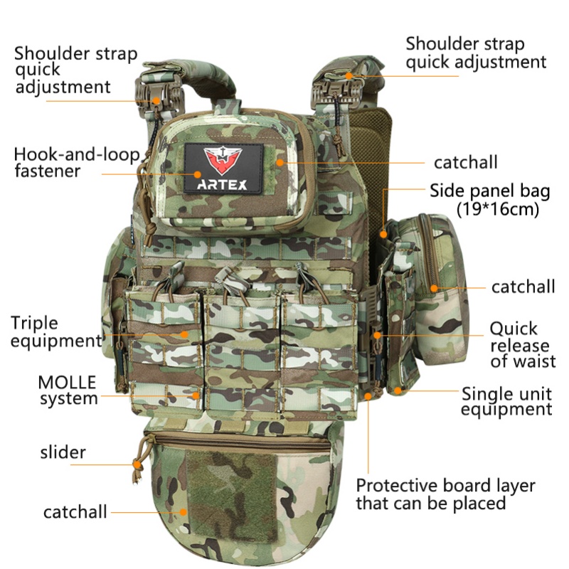 Tactical Vest 6094 Fast detach - Outdoor Hunting Lights reseña y precio