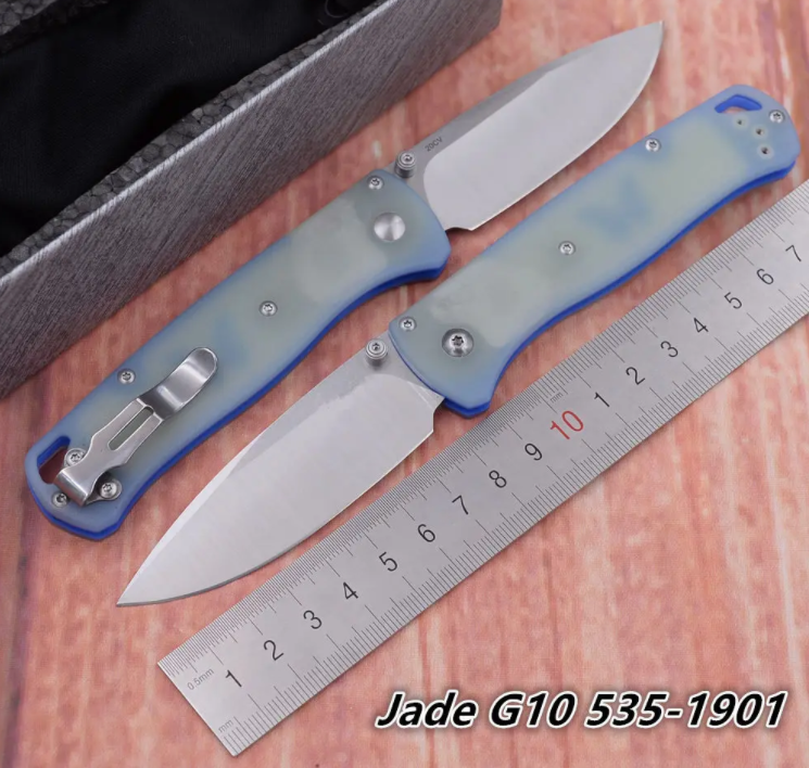 Lei 535 Best Foam Jade G10 Han - Best Hunting Outdoor Knife reseña y precio