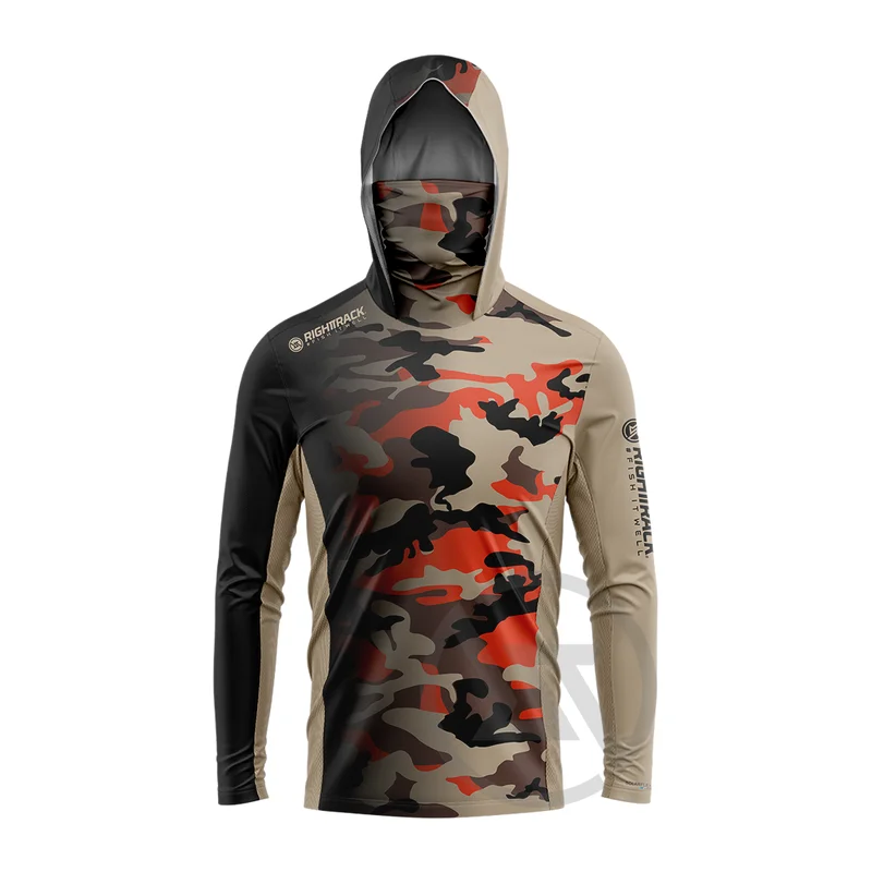 RIGHTTRACK Mask Hoodies Fishin - Hunting Outdoor Apparel reseña y precio