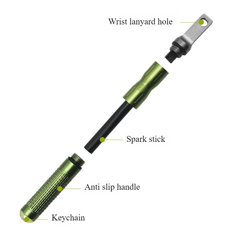 Portable Waterproof Flint Emer - Fire Starter Waterproof reseña y precio