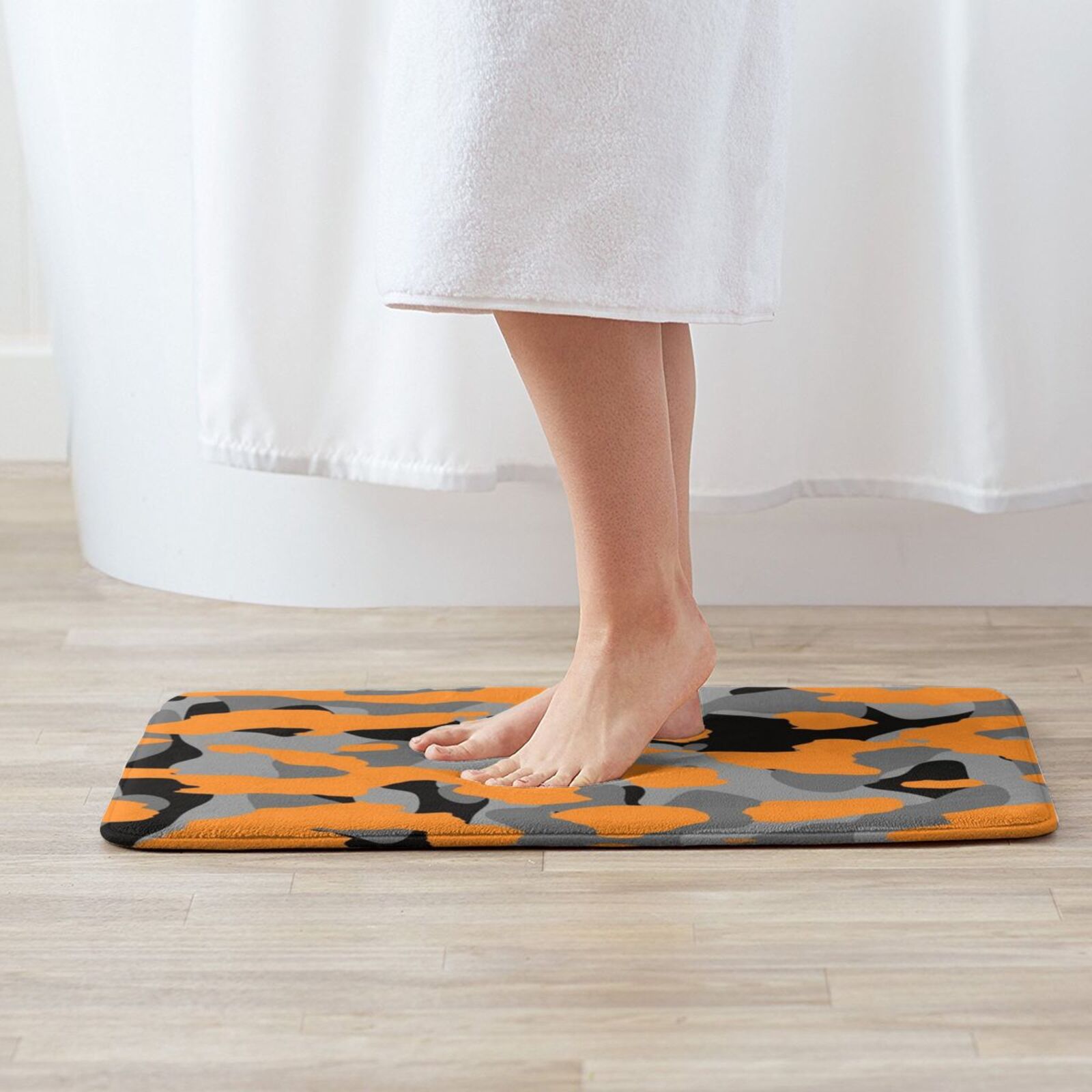 Orange Camo Mat Rug Carpet Ant - Hunting Outdoor Mat reseña y precio