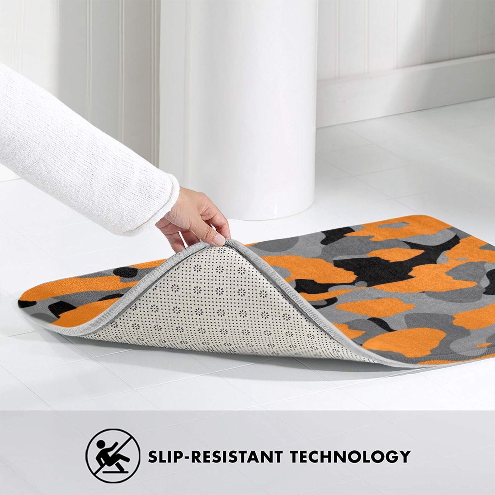 Orange Camo Mat Rug Carpet Ant - Hunting Outdoor Mat reseña y precio