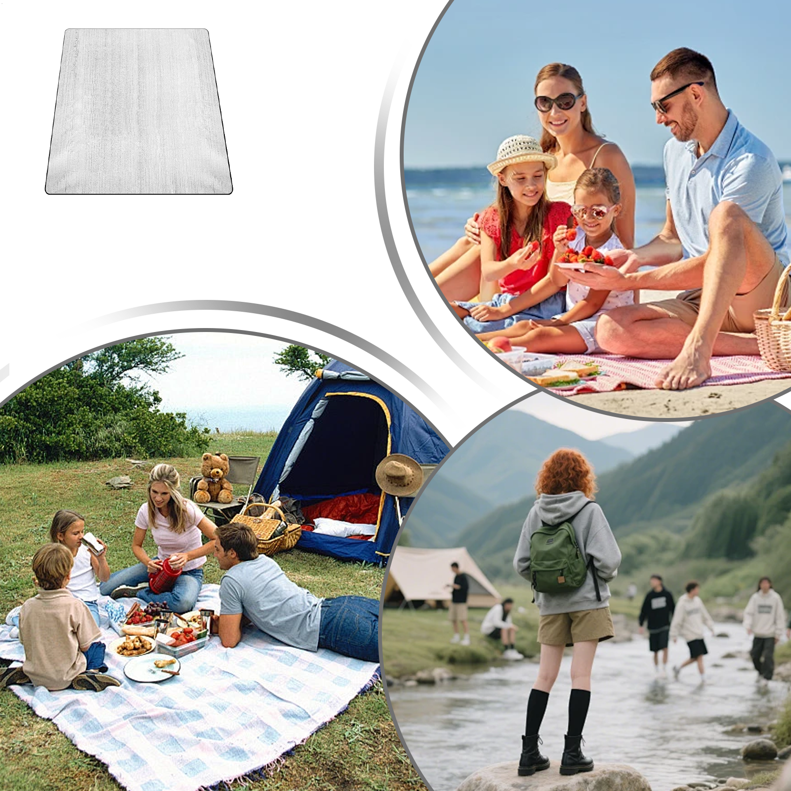 Sleeping Mat Camping 6.5x6.5ft - Hunting Outdoor Mat reseña y precio