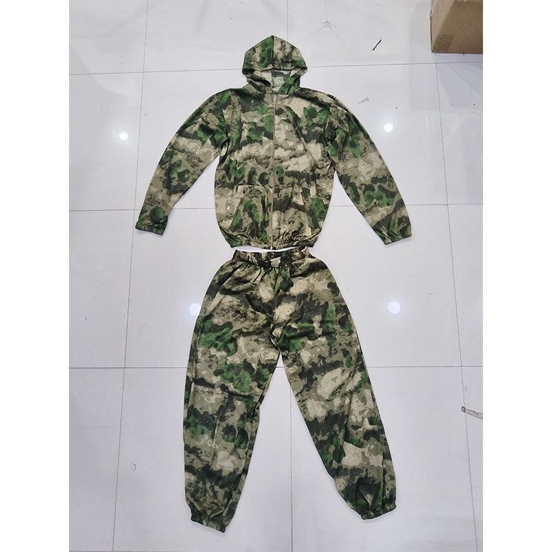 Mesh Camouflage Suit Hooded Zi - Hunting Outdoor Apparel reseña y precio