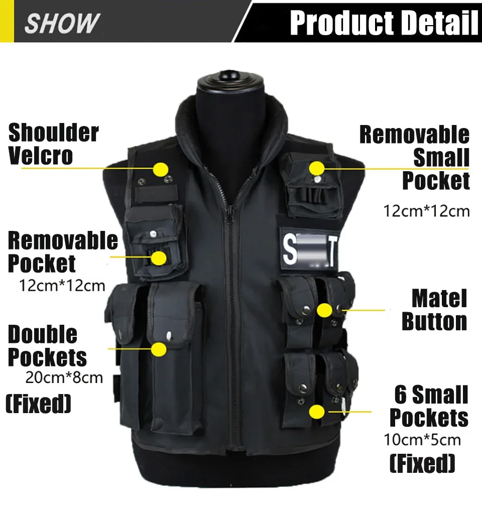 Multi Pockets Tactical Vest Hu - Outdoor Hunting Coat reseña y precio