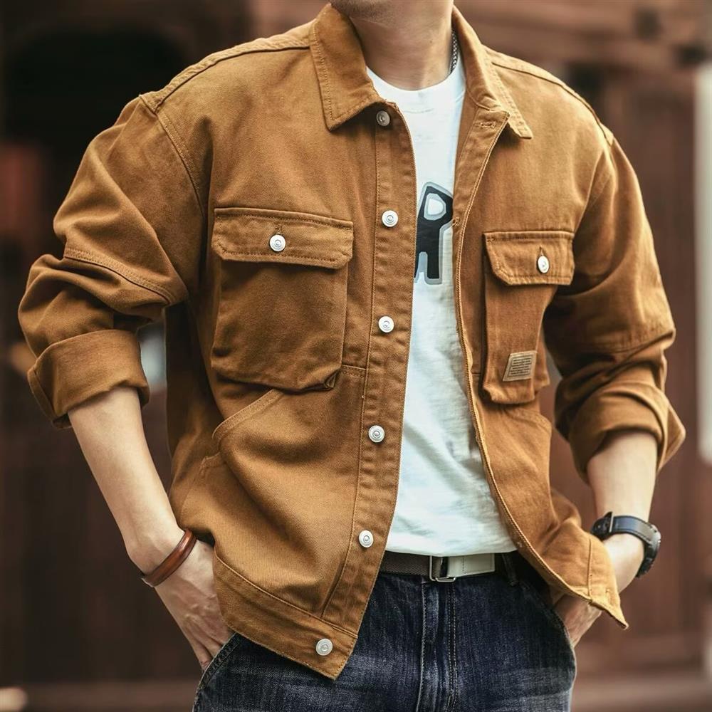 Retro American Denim Jacket Me - Hunting Outdoor Brand reseña y precio