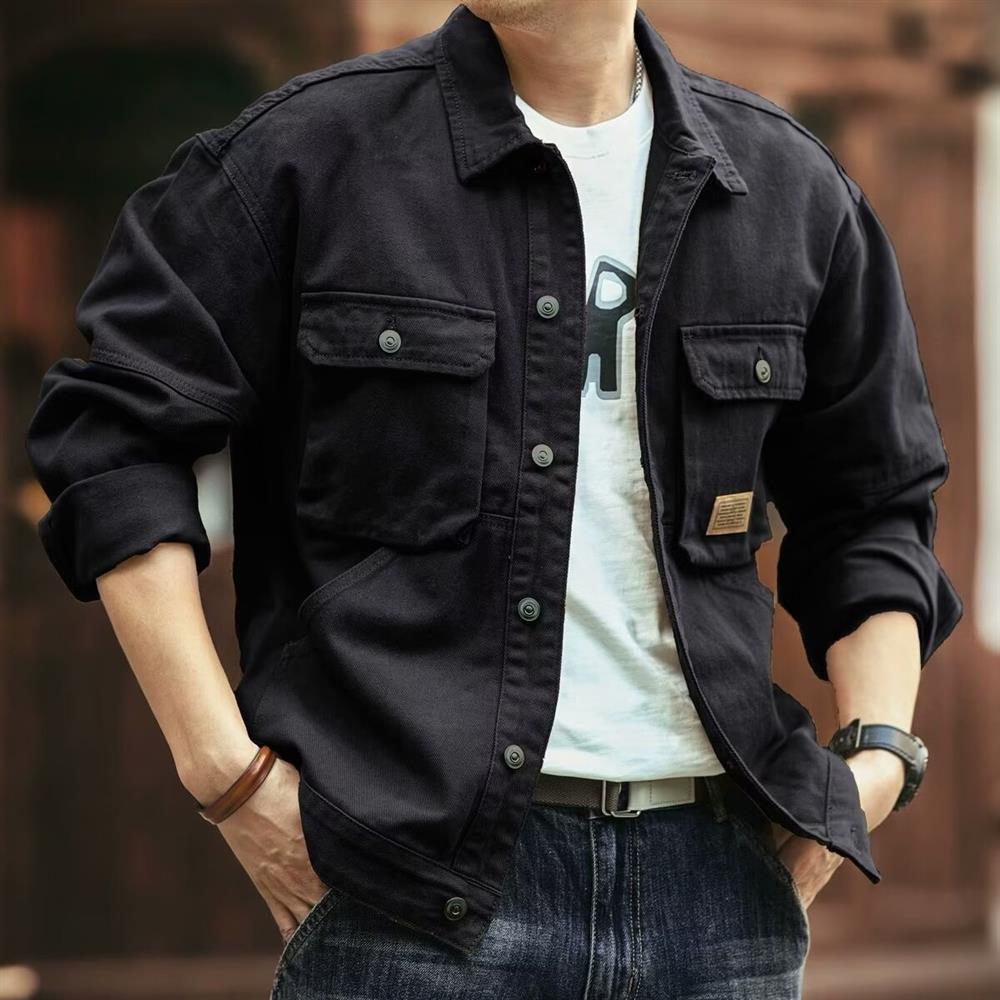 Retro American Denim Jacket Me - Hunting Outdoor Brand reseña y precio