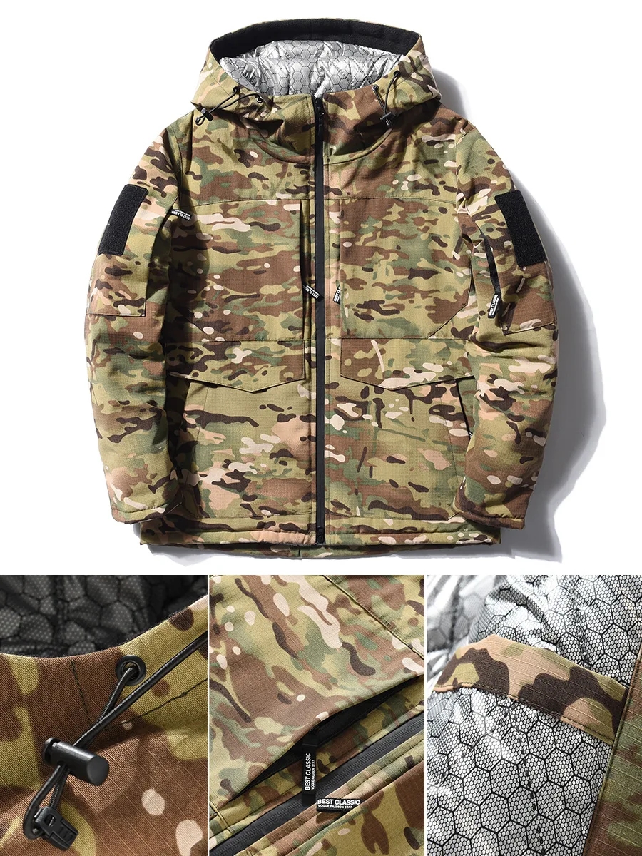 Men Heating Parkas Tactical Ja - Outdoor Hunting Coat reseña y precio