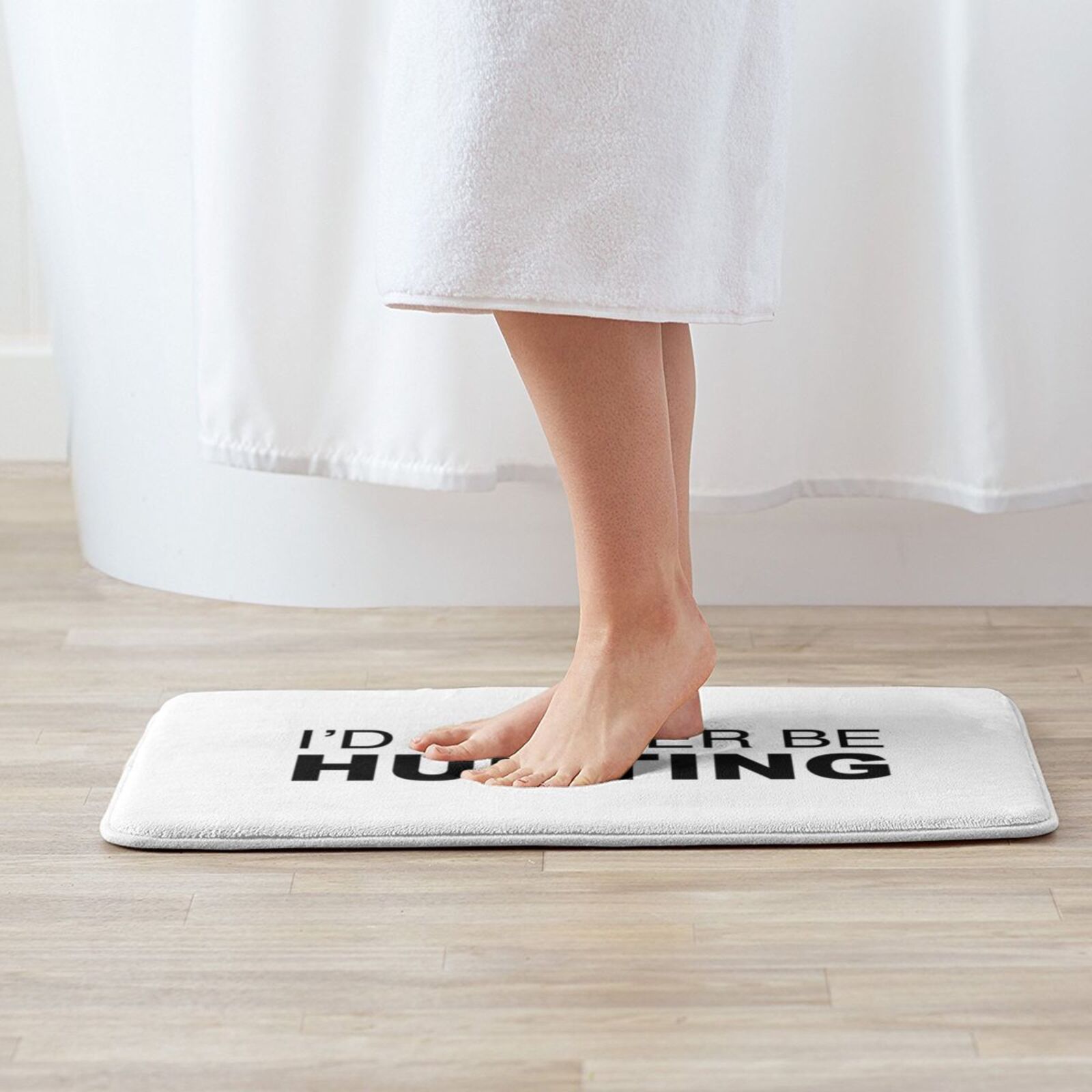 Id Rather Be Hunting Carpet Ma - Hunting Outdoor Mat reseña y precio
