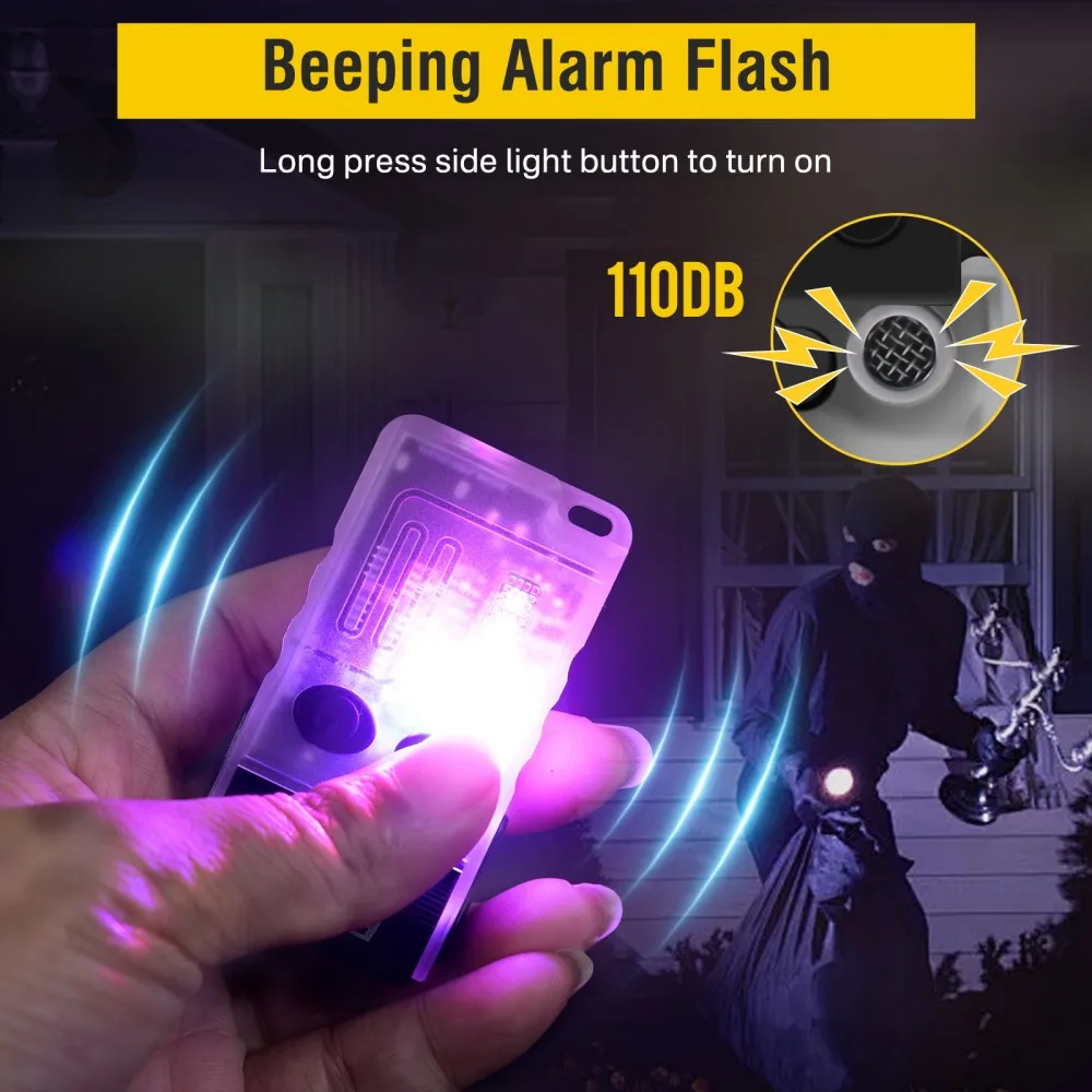 BORUiT V20 Buzzer EDC LED Keyc - Outdoor Hunting Lights reseña y precio