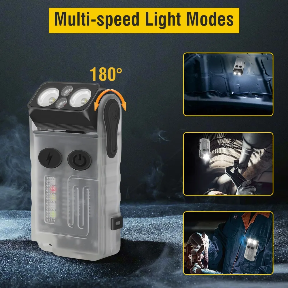 BORUiT V20 Buzzer EDC LED Keyc - Outdoor Hunting Lights reseña y precio