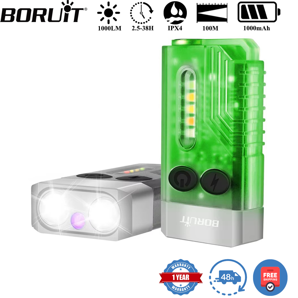 BORUiT V10 Keychain UV LED EDC - Outdoor Hunting Lights reseña y precio