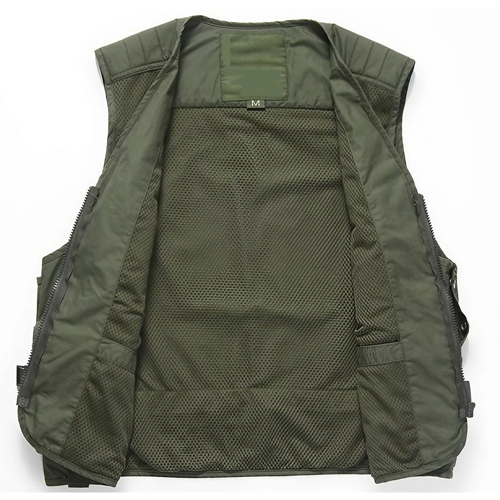 Men Fishing Vest 10 Pockets Br - Hunting Outdoor Apparel reseña y precio