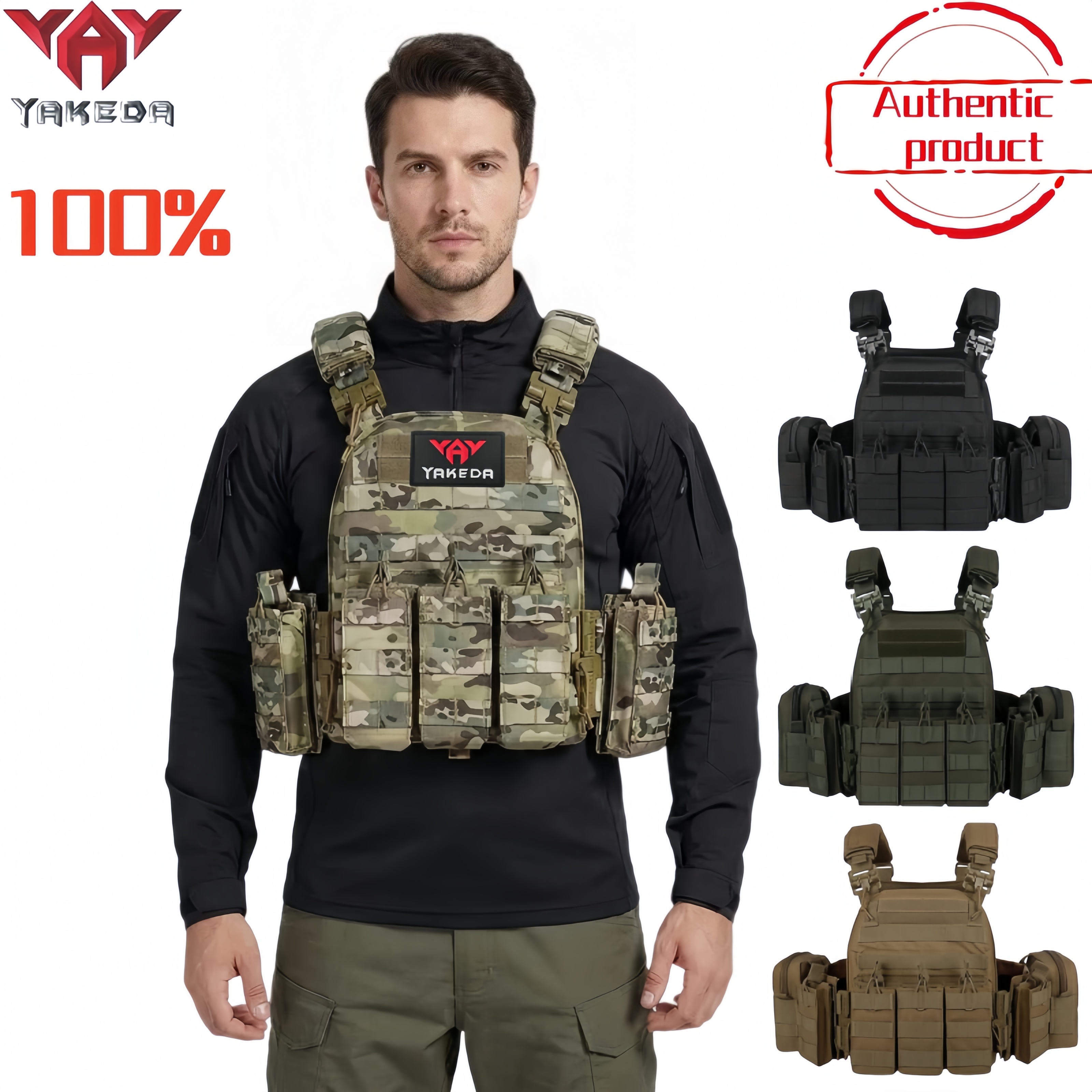 YAKEDA Tactical Vest 6094 Fast - Outdoor Hunting Lights reseña y precio