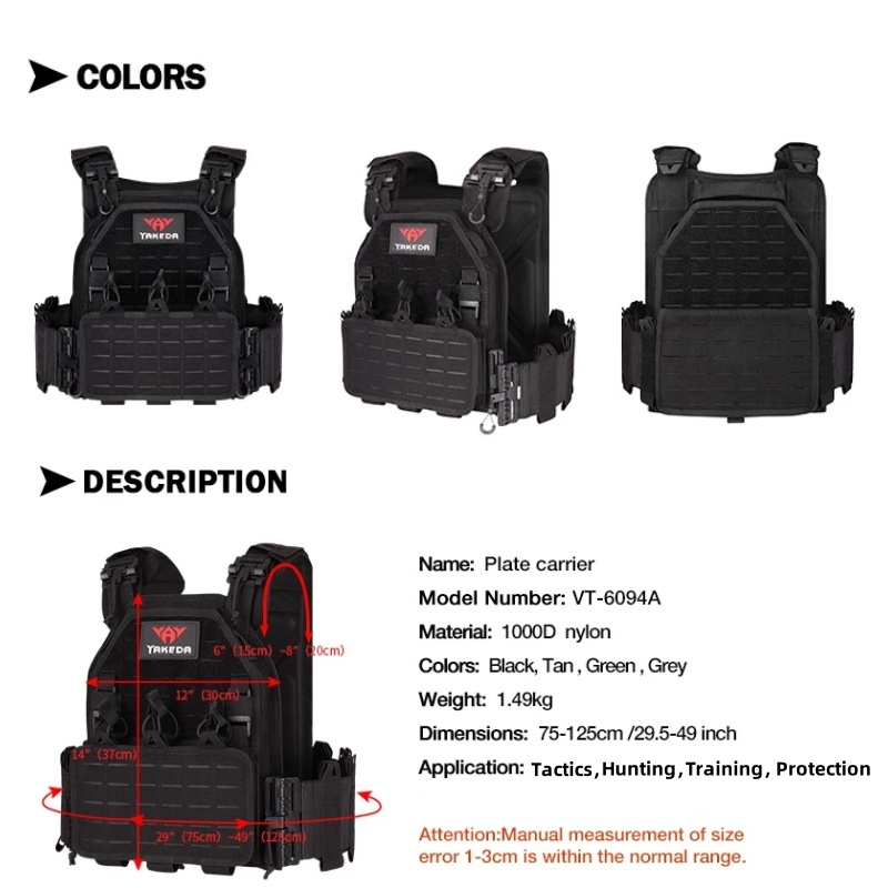 YAKEDA Tactical Vest 6094 Fast - Outdoor Hunting Lights reseña y precio