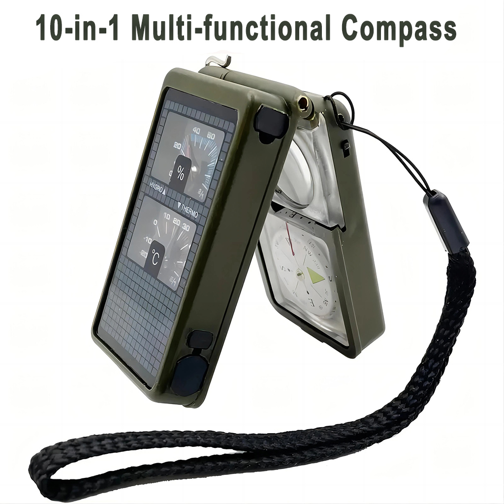 10-in-1 Survival Compass with  - Hunting Outdoor Thermometer reseña y precio
