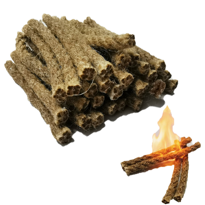 Outdoor Mini Wax Hemp Rope Por - Fire Starter Waterproof reseña y precio