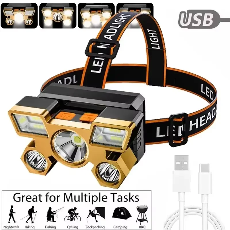 Powerful Rechargeable Head Fla - Outdoor Hunting Lights reseña y precio